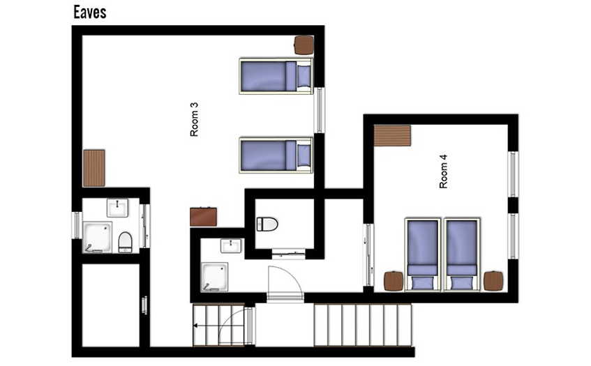 Chalet Annina Tignes Floor Plan 2